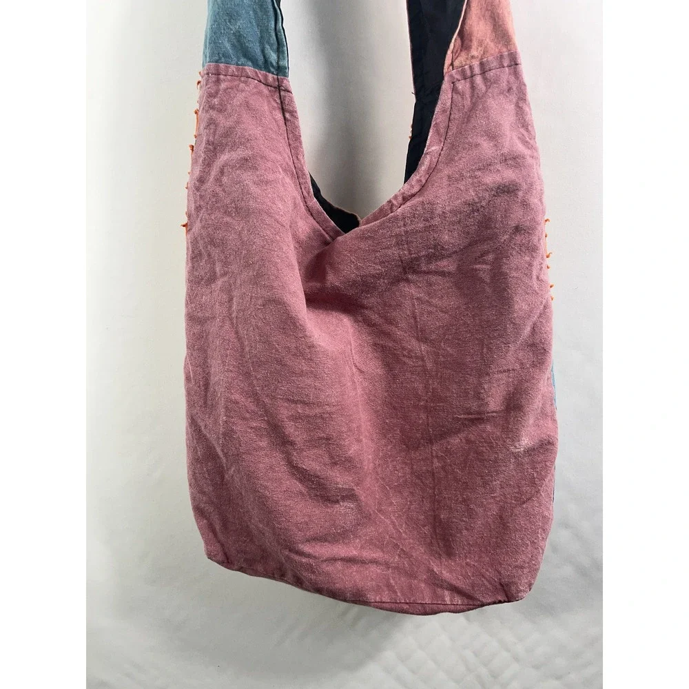 Boho Hippie Patchwork Hobo Purse‎ Shoulder Crossbody Bag Colorful